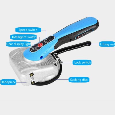 Tiles Tiling Machine Tile Vibrator Suction Cup Adjustable Cordless Automatic Floor Vibrator Leveling Tool With Battery