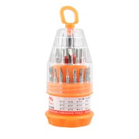 31 in 1 Mini Magnetic Carbon Steel Screwdriver Set Drill Bits and Drill Bit Holder Mobile Phone Repair Tool Set